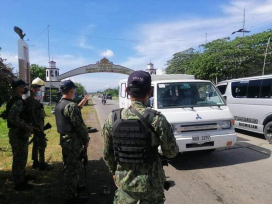 DAS MPS personnel continue to conduct checkpoint as part of crime prevention program. (DAS MPS)  