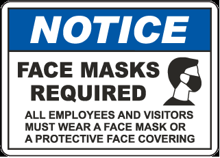 mask required sign pdf